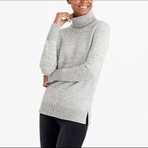 J. Crew Mercantile gray roll neck sweater size M